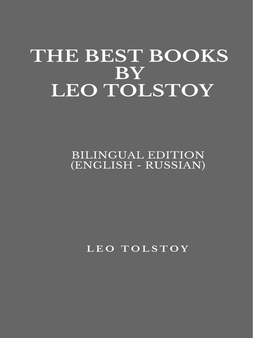Title details for The Best Books by Leo Tolstoy by Tolstoy Leo - Available
